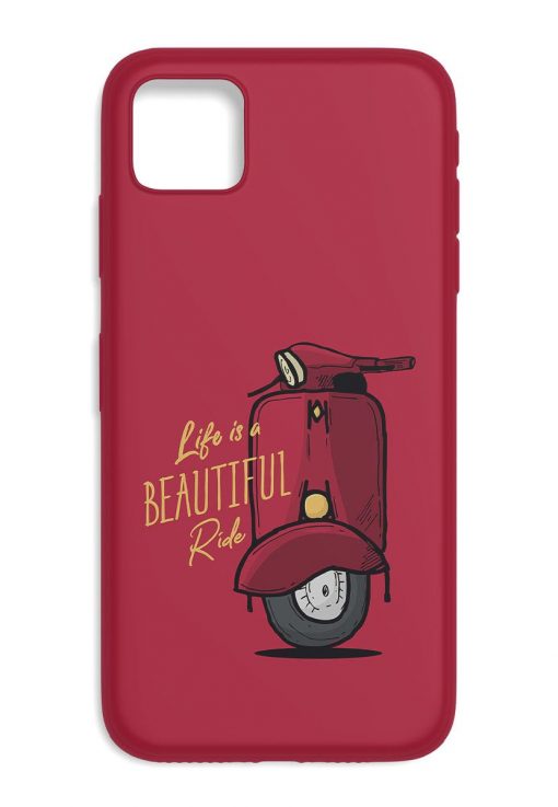 Life Is Beautiful Rides Printed Soft Silicone Mobile Back Cover