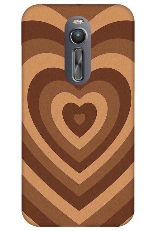 Brown Heart Asus ZenFone Mobile Cover – Zapvi